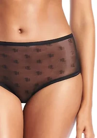 Monogram Sheer Modern Briefs