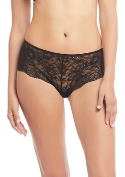 Lace Sequin Hipster Panty