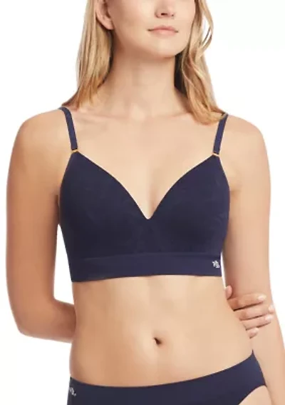 Lauren Seamless Paisley Wireless Bra