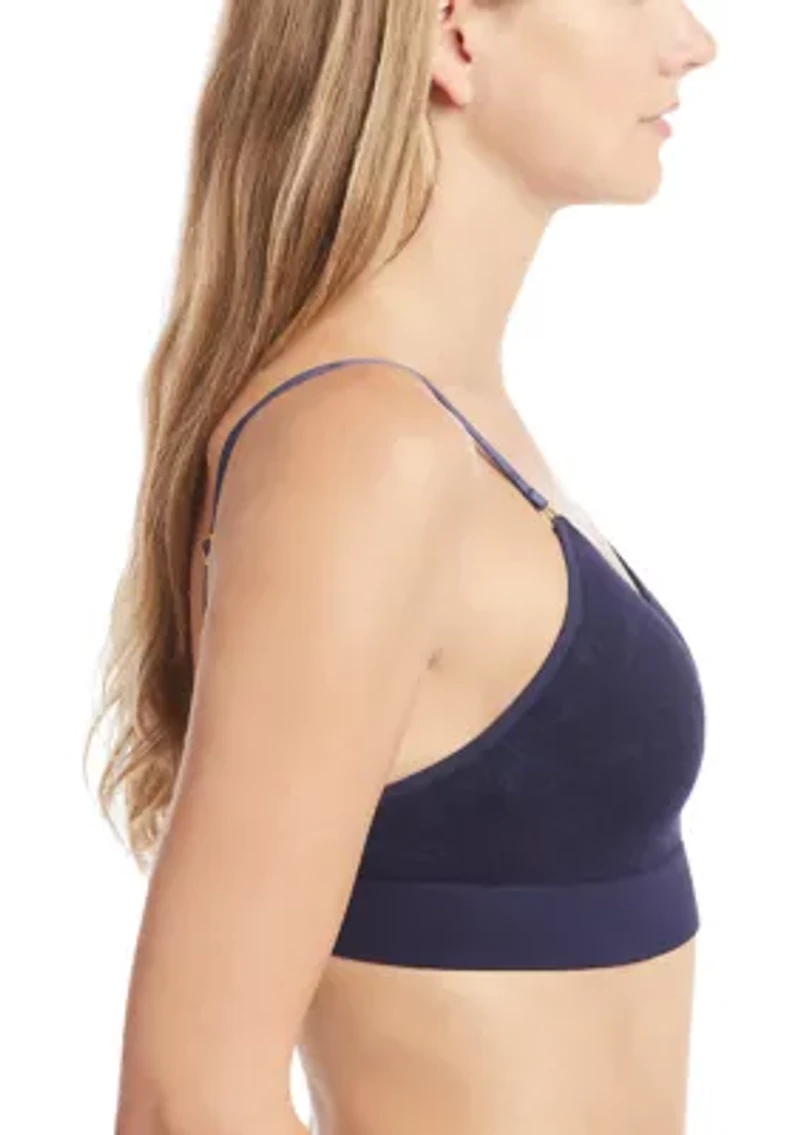 Lauren Seamless Paisley Wireless Bra