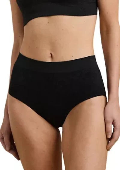 Lauren Seamless Paisley Jersey High-Rise Brief