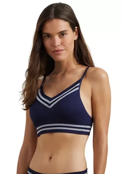 Cricket Cable Knit V-Neck Bralette