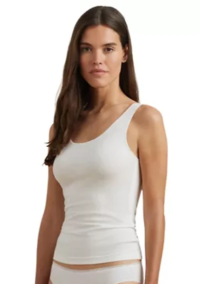 Cotton and Lace Trim Tank