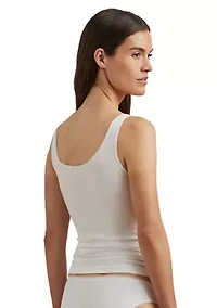Cotton and Lace Trim Tank