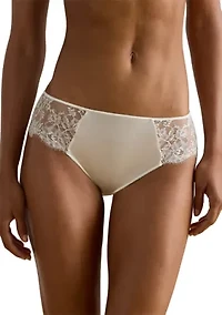Women's Satin Lace Hipster Underwear
