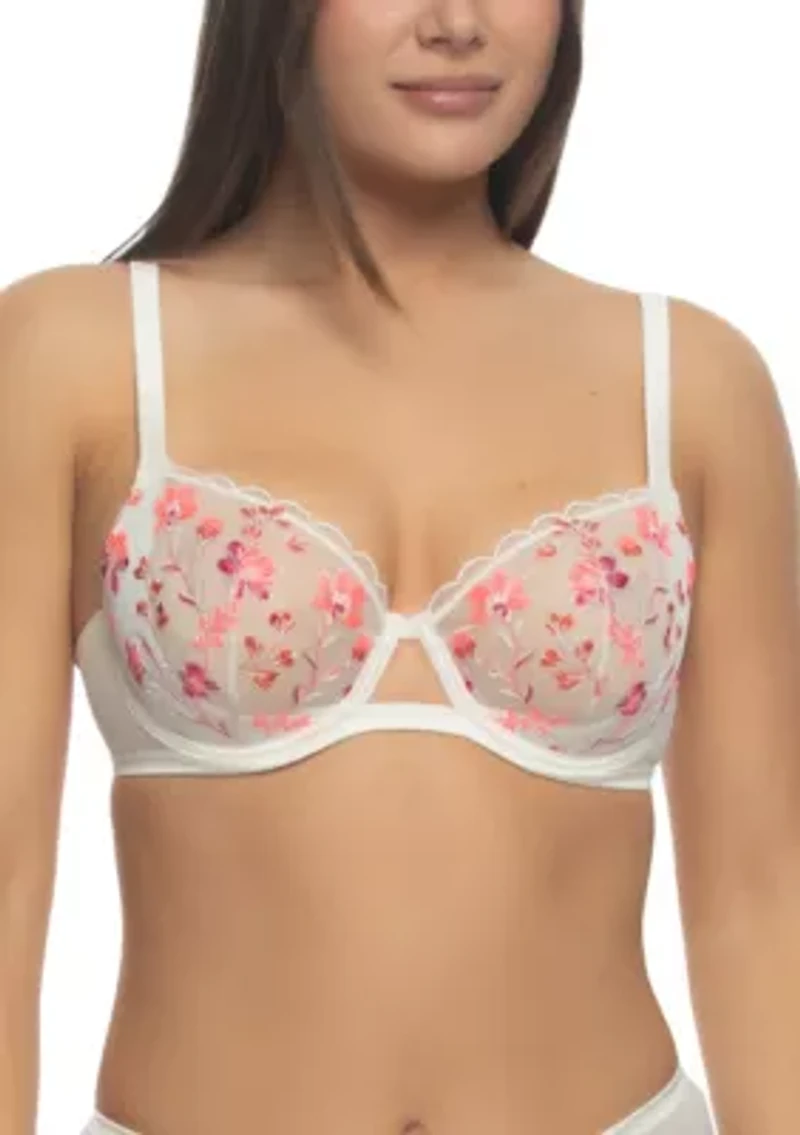 Allure Embroidered Tulle Bra