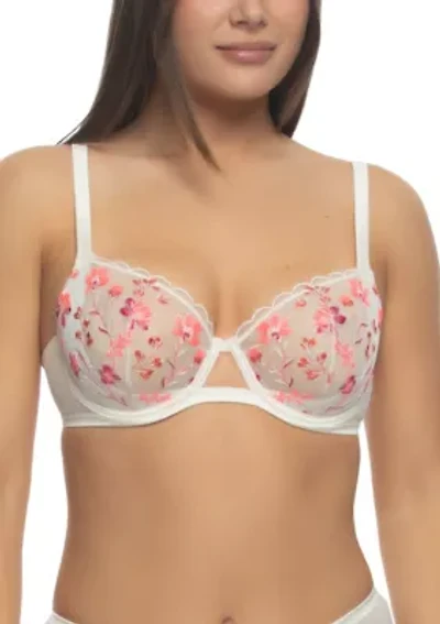 Allure Embroidered Tulle Bra