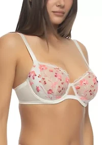 Allure Embroidered Tulle Bra
