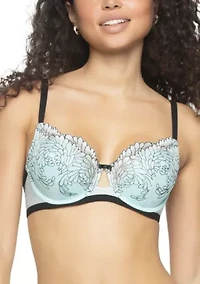Aura Embroidered Contour Bra