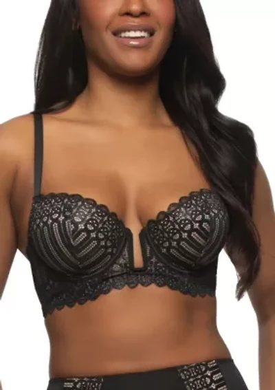 Siren Plunge Longline Bra