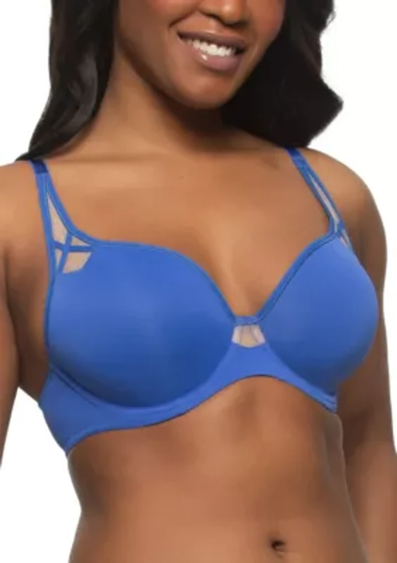 Amaranth Plush T-Shirt Bra with Sheer Details