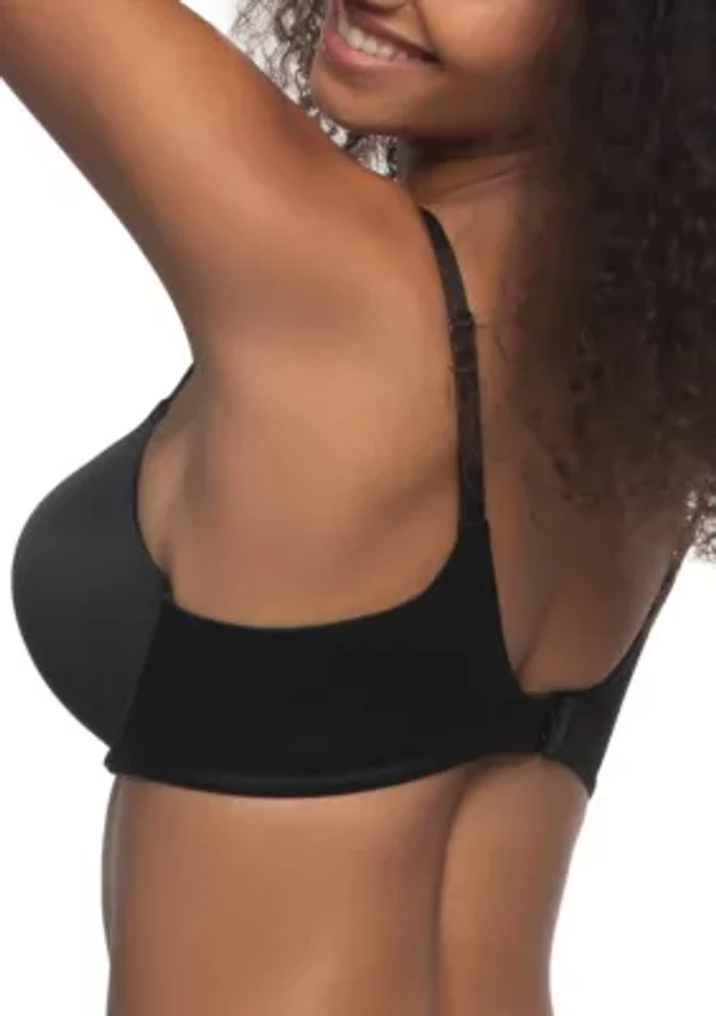 Luscious Sleek Satin Add 2 Sizes Push Up Bra