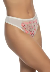 Allure Embroidered Thong