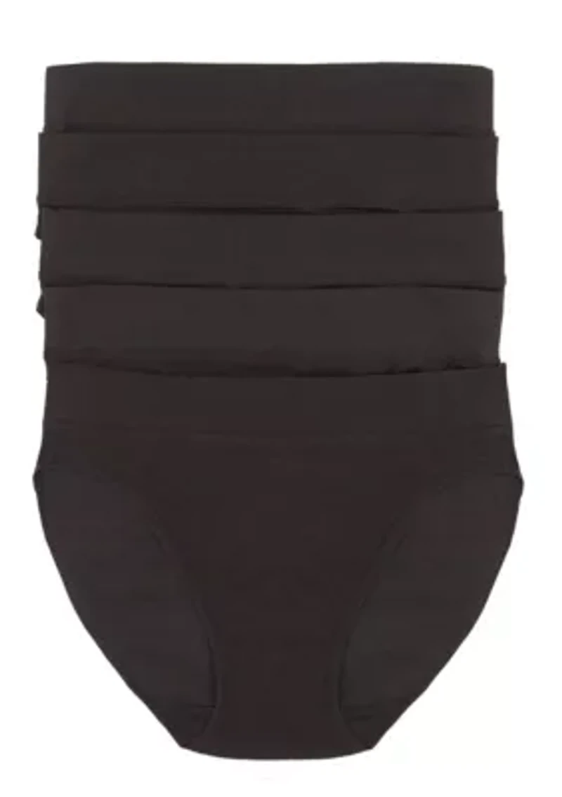 Pima Cotton Hi-Cut Underwear 5-Pack