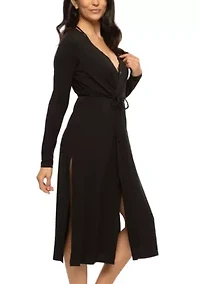 Lena Modal Linen Blend Cardigan Robe