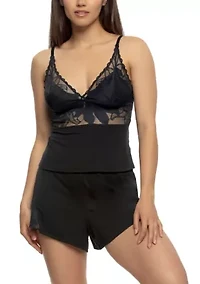 Annalisa Modal and Lace Cami w Shorts Set