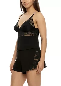 Annalisa Modal and Lace Cami w Shorts Set