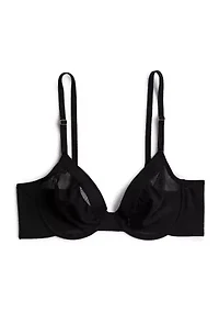 Mesh Unlined Underwire Bra