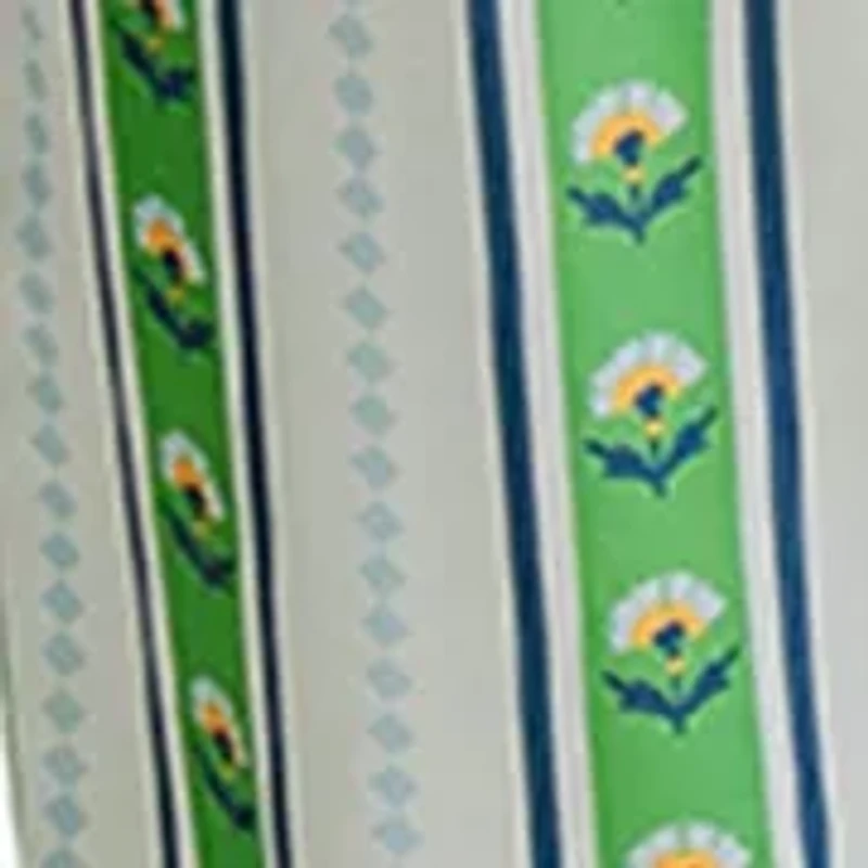 Women's Garden Striped Print Pajama Set