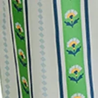 Women's Garden Striped Print Pajama Set