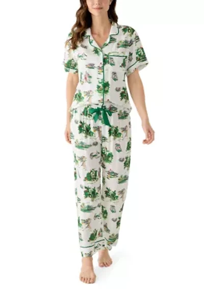 Golf Toile Pajama Set