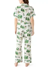 Golf Toile Pajama Set