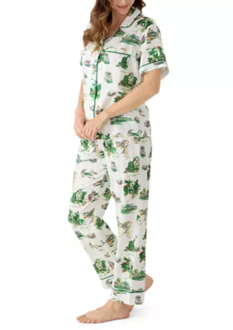 Golf Toile Pajama Set