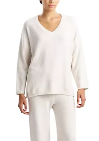 Women's Aura Heather V Neck Top