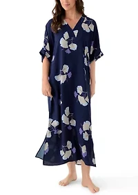 Women's Ginko Challis Dolman Sleeve Caftan
