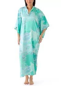 Women's Mandarin Butterfly Caftan Nightgown