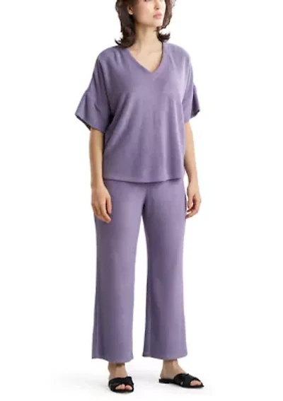 Terry Lounge Top and Pants Set