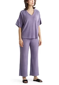 Terry Lounge Top and Pants Set