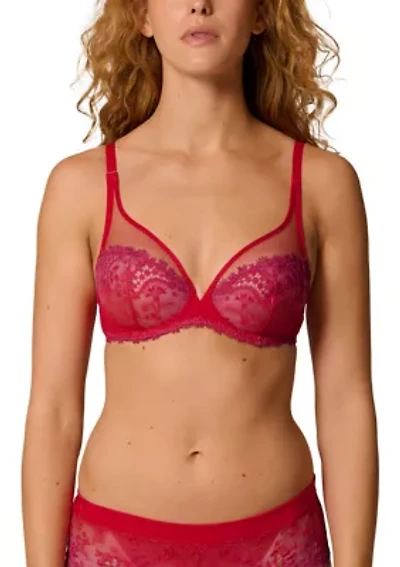 Wish Sheer Plunge Bra
