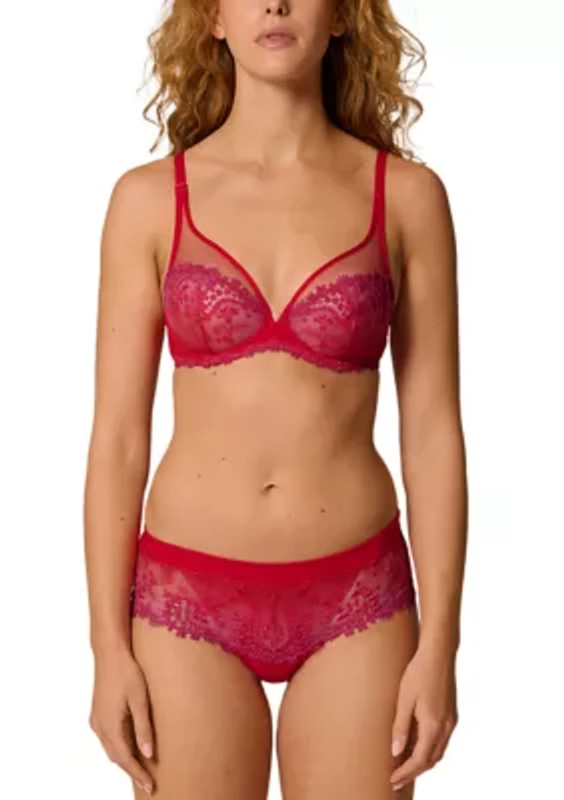 Wish Sheer Plunge Bra