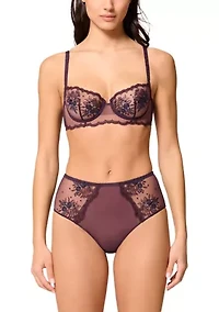 Intrigue Fig Demi Bra
