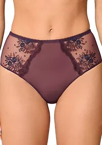 Intrigue Fig Retro Brief Panties