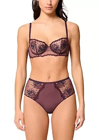 Intrigue Fig Retro Brief Panties