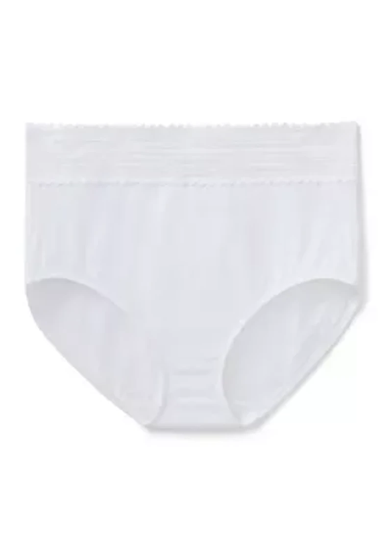 No Pinching, Problems® Cotton Lace Briefs - 3 Pack