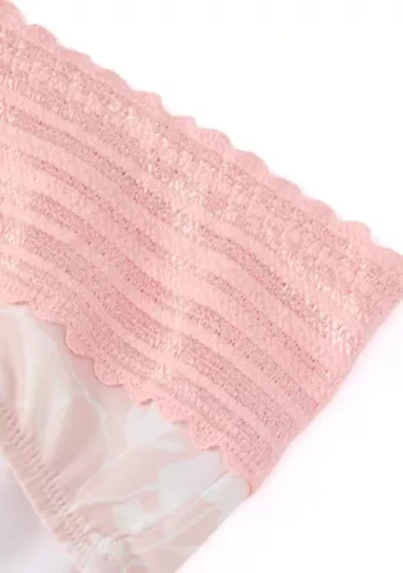 No Pinching, Problems® Dig-Free Comfort Waist with Lace Microfiber Hipster Briefs - 5609J