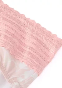 No Pinching, Problems® Dig-Free Comfort Waist with Lace Microfiber Hipster Briefs - 5609J