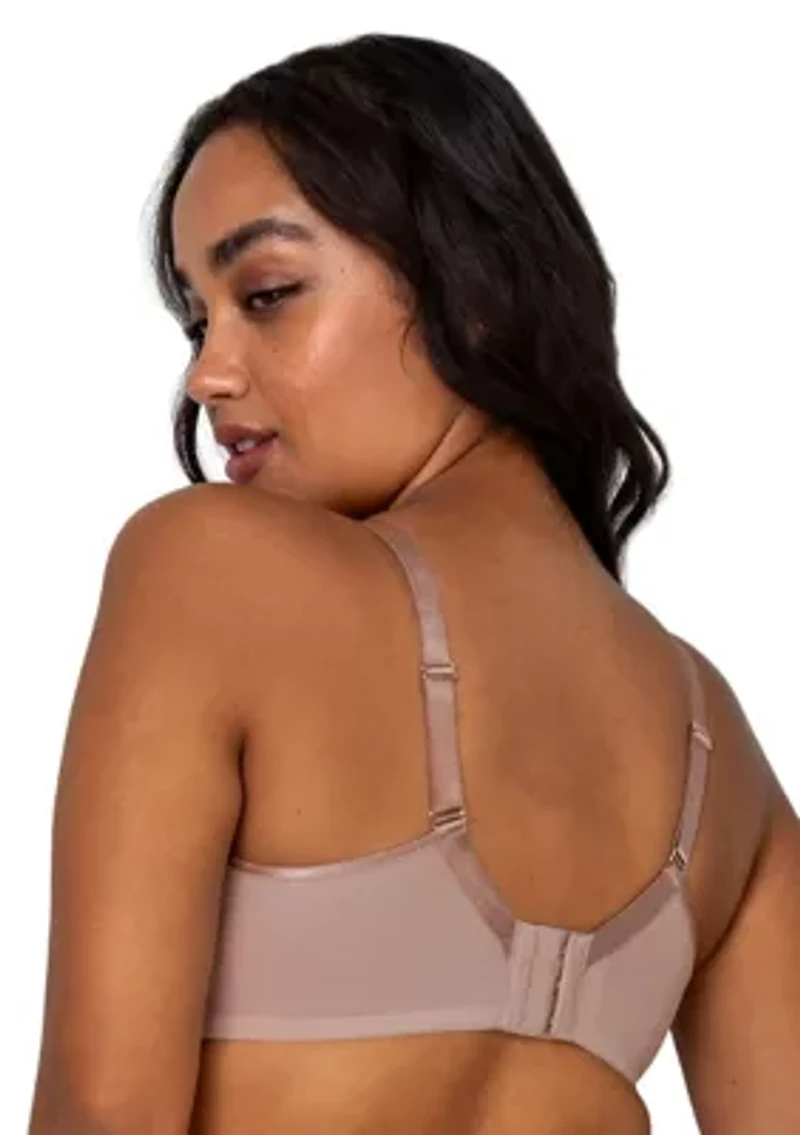 Plus Sheer Mesh Full Coverage Unlined Underwire Bra