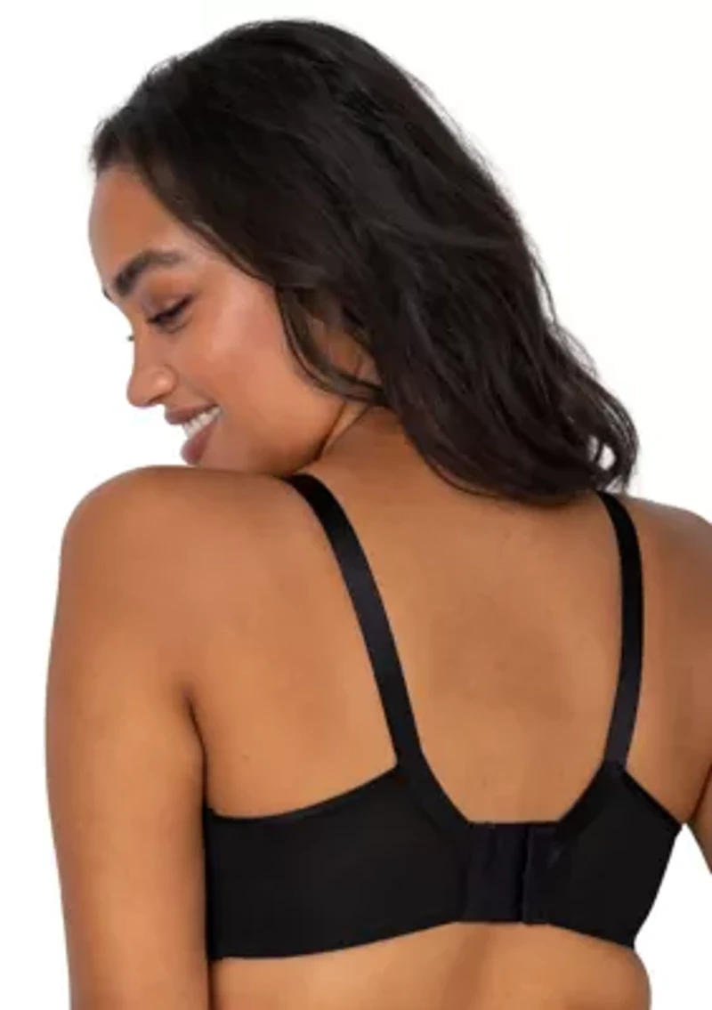 Plus No Show Lace Unlined Underwire Bra