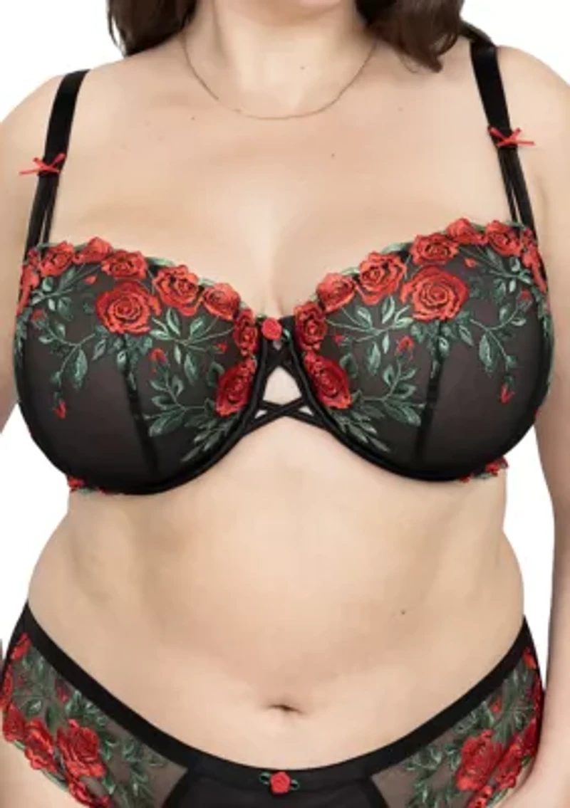 Lush Embroidery Unlined Balconette