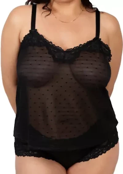 Sheer Whisper 2 Piece Cami and Boyshort Set
