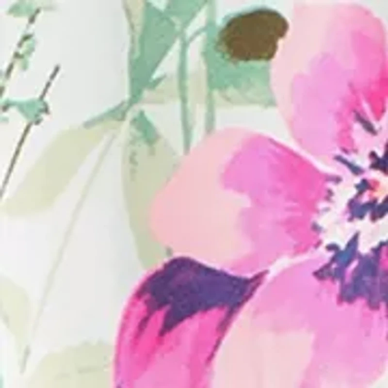 Lena Printed Satin Wrapper Robe