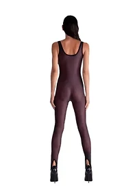 Lustrous Sheer Stirrup Tank Bodystocking