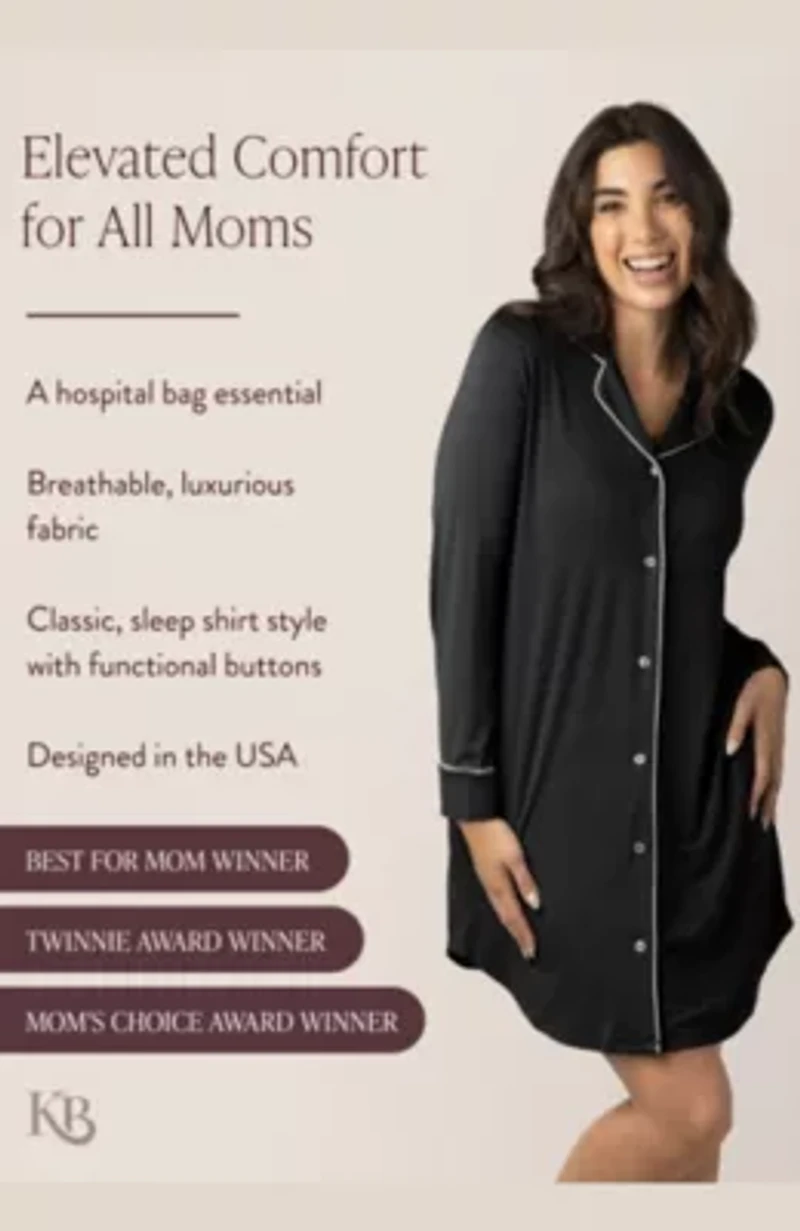 Clea Long Sleeve Sleep Shirt