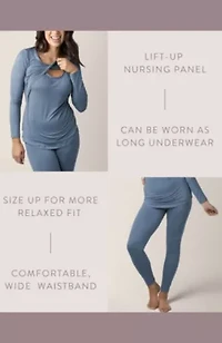 Jane Nursing Pajama Set