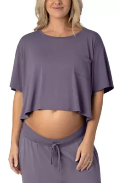 Aria Casual Cropped Short Sleeve Top