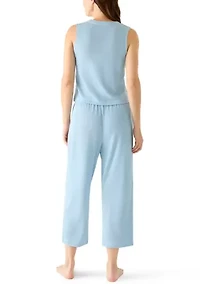 Women's Vest and Capri Pants Pajama Set